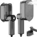 Travel Steamer - Portable Steamer for Clothes, 8FT Power Cord, Handheld Small Size Steam Iron Collapsible Design, Travel College Dorm Home Essentials (Grey)