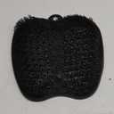BESKAR Larger Shower Foot Scrubber Mat with Non-Slip Suction Cups- Cleans, Smooths, Exfoliates & Massages your Feet Without Bending, Improve Foot Circulation & Soothes Tired Feet- Black