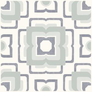 FloorPops 12-in by 12-in Teal Posey Vinyl Peel & Stick Floor Tiles (10 Tiles), (10 sq.ft./Carton)