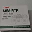 LDARC 1:58 Scale Mini RC Car RTR 2.4GHz Desktop Monster Truck Hobby Grade Remote Control Vehicle Model Comes with 2 Replaceable Body Shell