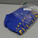 Junk Food Clothing x NFL - Unisex Adult Bold Logo - Officially Licensed Long Sleeve T-Shirt (Small, Blue)