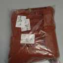 H.VERSAILTEX Stretch 3 Piece T Cushion Sofa Slipcovers Individually Sofa Cushion Covers for 3 Cushion Couch Sofa Seat Cushion Covers with Elastic Bands Featuring Thicker Jacquard Fabric, Rust