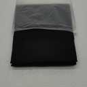 Wewoch Black Rectangle Tablecloth Water Resistant Washable Polyester Table Cloth for Dining,Kitchen, Parties Weddings and Outdoor Use 60 Inch by 84 Inch