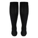 Truform Compression Socks, 30-40 mmHg, Men's Dress Socks, Knee High Over Calf Length, Black, Large