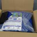 UIRWAY [200GSM Heavy Duty] 18FT Winter Pool Cover 2025 Upgrade Pool Cover for Above Ground Round Pools, UV & Cold Resistant Swimming Pool Cover, Tearproof Tarp with Cable System (PE-Blue(Round))