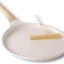 Nonstick 9.5-Inch Crepe Pan - Induction Compatible, PFOA Free, Ideal for Pancake Pan, Tawa Pan for Roti Indian, Griddle, Dosa Pan Non Stick