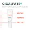 Avne Cicalfate Restorative Lip Cream, Long Lasting Moisture to Soothe Dry, Cracked Lips, promotes healthy lip barrier, water resistant, safe for infants, children and adults 0.3 Oz