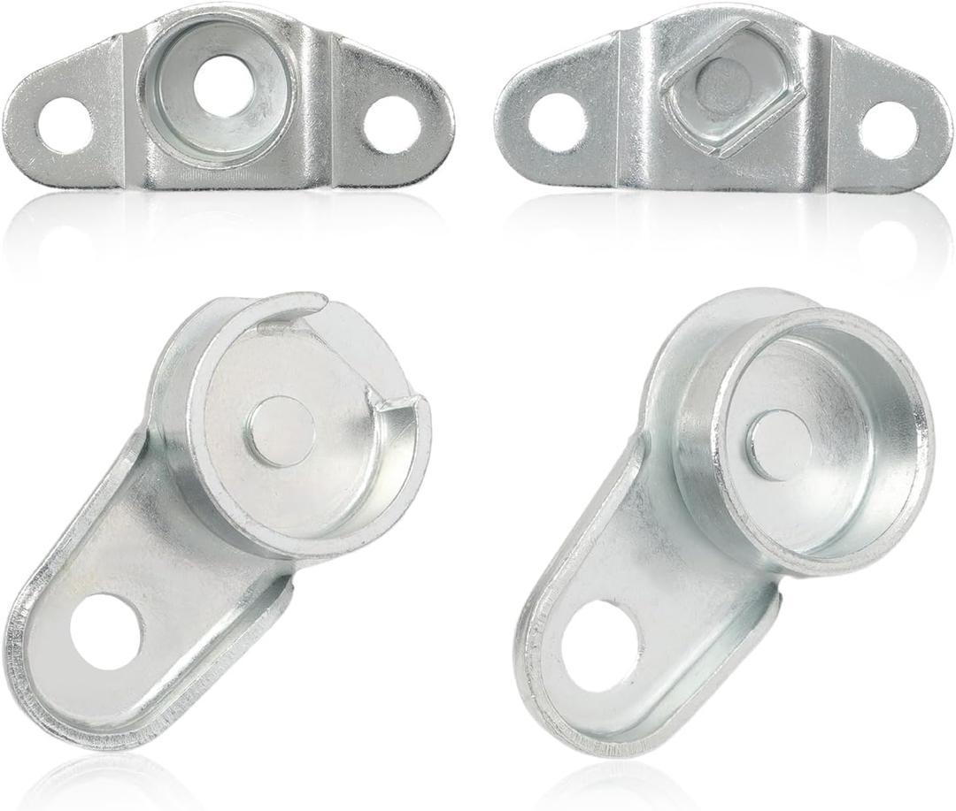 4 pcs Tailgate Hinge Bedside Hinge Compatible with S10 1994-2004, S15 1994-2004 Sonoma 1994-2004, Left and Right 15647421 15647422