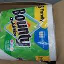 Bounty Paper Towels Quick Size, White, 6 Family Triple Rolls = 20+ Regular Rolls