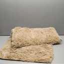 Soft Runner Rugs for Bedroom Hallways, 2x4 Beige Fluffy Shag Throw Area Rug Non Slip for Bedside Dorm, Long Shaggy Furry Carpet for Nursery Living Room