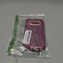 For Samsung Galaxy S10 Case with 2Pcs Self Healing Flexible TPU Screen Protector & Camera Lens Protector, 3 in 1 Heavy Duty Shockproof/Drop Proof/Dust Proof Case (Wine Red/Rose Pink)
