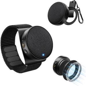 2026 UpgradedSUPERONE 4-in-1 Wearable Bluetooth SpeakerHang Clip, Wrist Watch, Hang Hook & MagSafe StandHi-Fi Sound TWS Portable Wireless Mini Speaker, IPX7 Waterproof for Work, Running & Outdoors