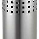 Brushed Metal Toilet Plunger & Holder, By Home Basics | Bathroom Apartment Essentials | Toilet Plunger Hideaway | Bathroom Plunger, Toilet Plungers For Bathroom