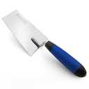 HOGARD 5 1/2" Margin Trowel Premium | Made of Stainless Steel | Flat Masonry Hand Trowel Tool with Soft Grip Handle | The Best Bucket Trowel Concrete Tool.
