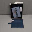 Wallet Case for iPhone 16, RFID Blocking Credit Card Holder, PU Leather Folio Flip Kickstand Protective Shockproof Cover for Apple 16 (Blue, for iPhone 16-6.1'')