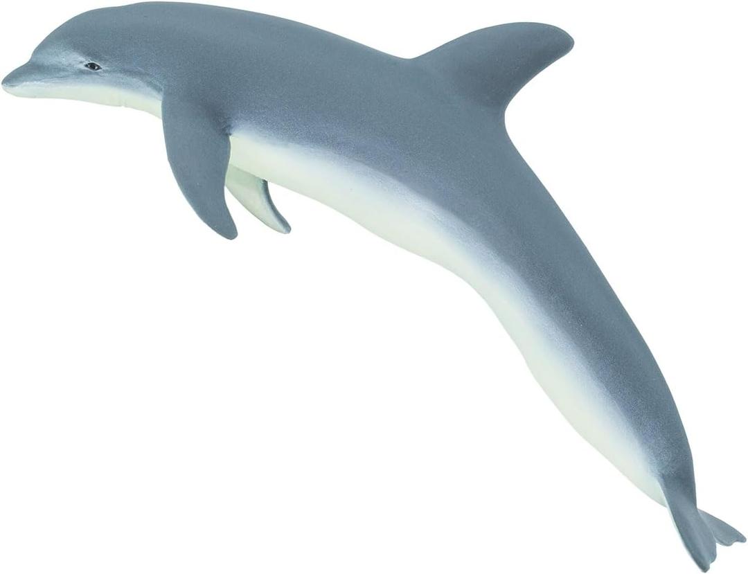 Safari Ltd. Bottlenose Dolphin Figurine - Lifelike 7.5" Plastic Model Figure - Fun Educational Play Toy for Boys, Girls & Kids Ages 1+