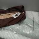 Furhaven Orthopedic Dog Bed for Large/Medium Dogs w/ Removable Bolsters & Washable Cover, For Dogs Up to 55 lbs - Two-Tone Plush Faux Fur & Suede L Shaped Chaise - Espresso, Large