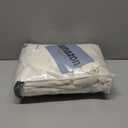 KOUFALL 52x72 Inch Length Ivory Back Tab Velvet Curtains