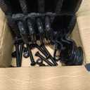 8 x 1/2" D Ring Tie Down Anchors Heavy Duty Bolt-On Forged D Ring, 12000Lbs Break Strength Tie Down Anchors Hooks for Trailers, Vans, Trucks, Rvs and Cargo Tie Downs with Screws & Bolts (4PCS)