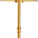 EppieBasic Cordless Table Lamp Rechargeable: Fast Charging & Long Lasting - 2700K Warm Light Vintage Gold Lamps - Dinning Living Room Bedroom - Pleated Shade