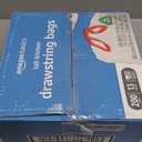 Amazon Basics 13 Gallon Tall Kitchen Drawstring Trash Bags, Unscented, 10% Post Consumer Recycled, 200 Count