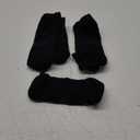 Hylaea Mens No Show Socks for Running Athletic, No Blister Moisture Wicking Anti-Odor Coolmax Sport Socks, Cushion Padded, Breathable, Black, 2 Pack, Large, 5Psc
