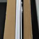 Extra Wide Baby Gates Large Long Dog Gates for The House Doorways Stairs Pressure Mount Dog Pet Gate Walk Through Metal Child Indoor Safety Gates (White, 86.3"-105"/219-267CM)