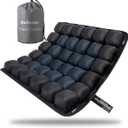 Sodurue Travel Cushion Airplane Seat, Airplane Seat Cushion for Long Flights, Press Type Air Inflatable Wheelchair Seat Cushion for Car, Office, Stadium, Ergonomic Comfort Support, Heavy Duty (36 Air Bag)