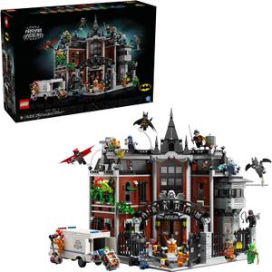 LEGO DC Batman Arkham Asylum Building Set for Adults - Home Decor for Bedroom, Office, or Book Shelf - Collectible for Comic Book & Movie Fans, Ages 18+ - Gift Idea for Birthdays - 76300