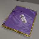 Addblu 12 Pack Large Gift Bags with Handles - Includes 36 Tissue Papers, 11.8x10x4 Inches for Thank You, Wedding, Bridesmaid, Birthday Party, Valentine's Day, Holiday (Purple and Gold Trim, 12Pcs)