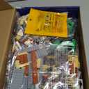 Christmas Holiday House Building Set, 5 in 1 Model Buildings Kits Snow Village & RV Toy Building Blocks Sets with LED, Xmas Decor Toys Gifts for Kids Girls Boys Ages 8+ Adults (1958PCS)