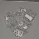 Honoson 24 Pcs Self Adhesive Caster Wheels Appliance Rollers Appliance Sliders For Kitchen 360° Swivel Universal Wheel Mini Small Kitchen (Clear With 3 Steel Ball Style)