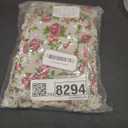 KUPOO 50PCS Rose Drawstring Bags Burlap Flower Pouch Bags Gift Bags Jewelry Pouches for DIY Craft Wedding Party, 5.5X3.9 Inches (5.5X3.9)