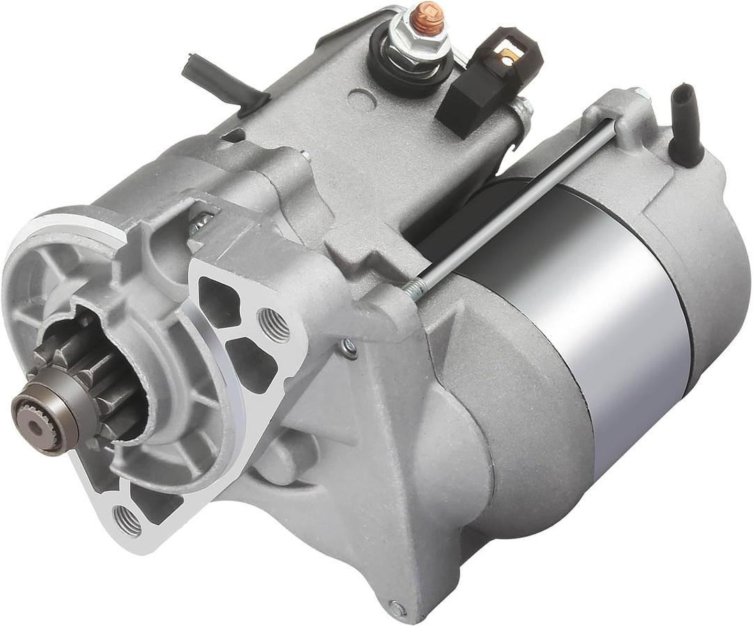 SCITOO Starter Motor 17668N 228000-3740 for TOYOTA 4runner 1996-2000 T-100 Pickup 1994-1998 Tacoma Pickup 1995-2007 2.7L 1995-2004 2.4L 1.4kW/12 Volt CW 9-Tooth Pinion