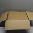 30 Pack Corrugated Comic Book Mailers with 30 Bubble Bags, Comic Book Shipping Box Easy Fold Cardboard Photo Box for Mailing Packaging, Height Adjustable(Brown,7.8 x 11 x 1.97 Inch)