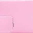 RAINYEAR 14 Inch Laptop Sleeve Case Protective Soft Padded Zipper Cover Carrying Computer Bag with Accessories Pouch, Compatible with 14" Notebook Tablet Chromebook (Pink)