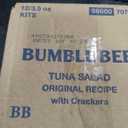 Bumble Bee Snack On The Run Original Tuna Salad with Crackers Kit (Pack of 12) - Ready to Eat Protein Snack Pack - 8g Protein per Box - Wild Caught MSC Certified Tuna (3.5 Ounce (Pack of 12)), Best By: 10/25