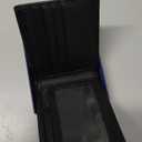 Royce Leather Rfid Blocking Bifold Wallet In Genuine Leather With Double Id Display Bi-Fold Wallet, Black