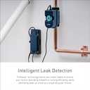 Moen Flo 1-inch Smart Water Shut Off Valve, Smart Home Water Monitor Leak Detector, Wifi Connected, App Enabled Flow Meter and Shutoff, 900-006