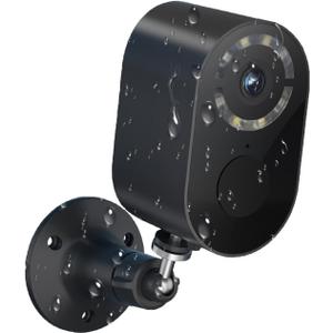 Security Cameras Wireless Outdoor,2.4GHz WiFi Security Camera Outdoor 2K Battery Powered Cameras for Home Security,AI Motion Detection,Color Night Vision,2-Way Audio,Waterproof