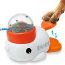 Dog Slow Feeder Puzzle Toy, 2-in-1 Interactive Duck Shaped Puppy Treat Feeding Food Dispenser Mental Stimulation Toys for Small & Large Cats Dogs