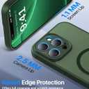 Faiono Magnetic for iPhone 16 Pro Max Case [Full Camera Protection][Military-Grade Protection][Compatible with MagSafe] Shockproof Protective Slim Phone Case for iPhone 16 Pro Max, Forest Green