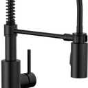 Delta Faucet Antoni Black Kitchen with Pull Down Sprayer, Commercial Style Sink Faucet, Faucets for Sinks, Single-Handle, Magnetic Docking Spray Head, 18803-BL-DST, Matte Black