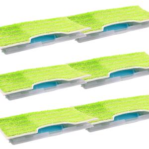 Frescares Replacement Mop Pads Compatible With Shark Vacmop VM252 VM250 VM200 VM190, Reuseable Washable Vacuum Mop Pad Refills (Green)