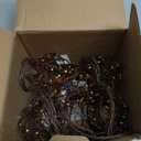 Outdoor Decorative Patio String Lights, Beaded Copper Wire Ball Style Lantern Lights, Connectable Weather-Resistant Indoor Outdoor Novelty Whimsical Light for Home Pergola Bedroom Porch Party Backyard