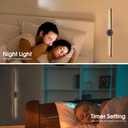 Battery Operated Wall Sconces Set of Two, Dimmable Battery Wall Sconce with Remote Control, 3000K-6000K Infinite Wall Sconce, Wireless Wall Lights for Living Room Bedroom Hallway Decor 34.7 Inch