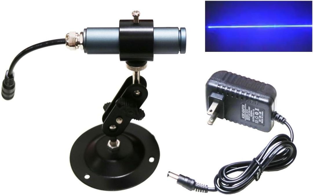 445nm 450nm Blue Line Module Generator Projector Diode for Positioning Laser Alignment Locator for Wood Stone Fabric Cutting Laser Swamp DC5V(Blue Line)