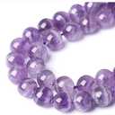 HERZWILD 180Pcs Natural Amethyst Gemstone Beads Energy Healing Crystal Stone Round Loose Gemstone Stone Beads for Jewelry Making, DIY Bracelets Necklaces (Amethyst-6mm)