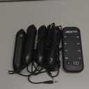 Digital Energy Handheld Game System - Console Displays First Buzz-in - Great for Jeopardy, Family Feud, Trivia and Buzzer Games - Console with 4 Joystick Buzzers