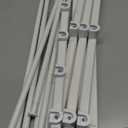 Drying Rack Clothing, 3-Tier Clothes Drying Rack Foldable, Antirust Laundry Drying Rack Collapsible Use for Indoor & Outdoor, 11.8" D x 34.6" W x 35.4" H, White